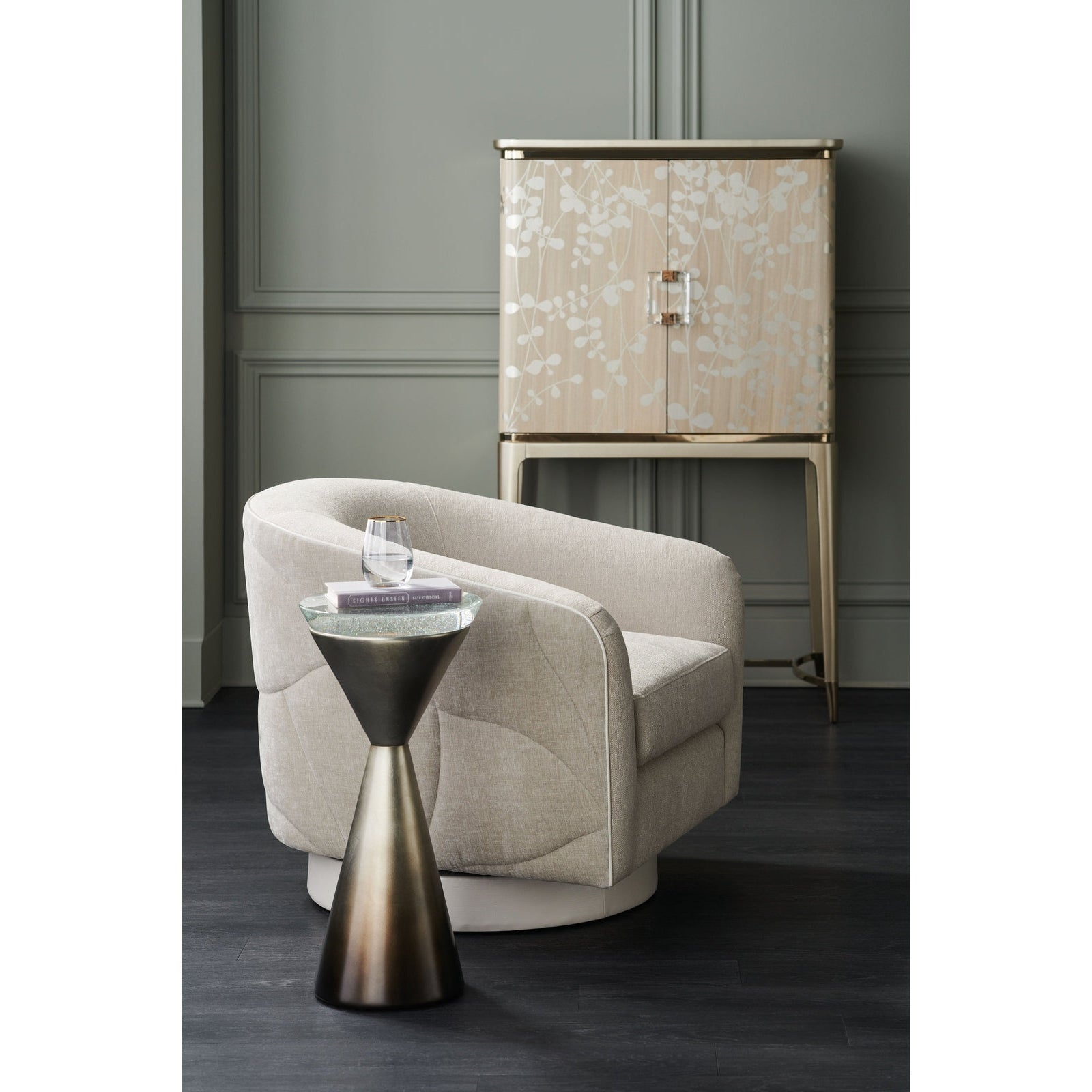 Caracole Spy Glass Side Table