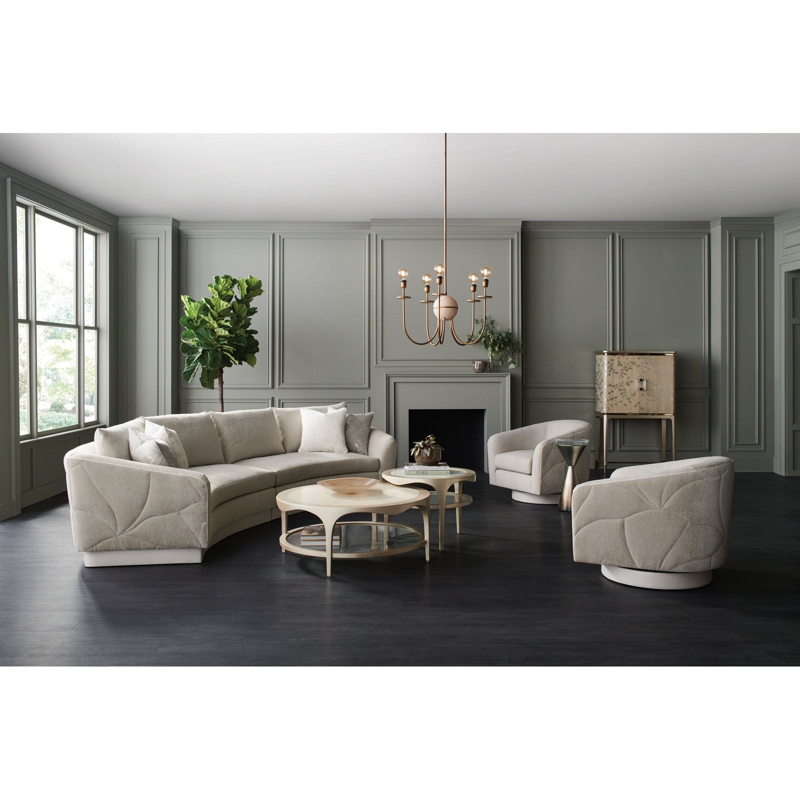 Caracole Spy Glass Side Table
