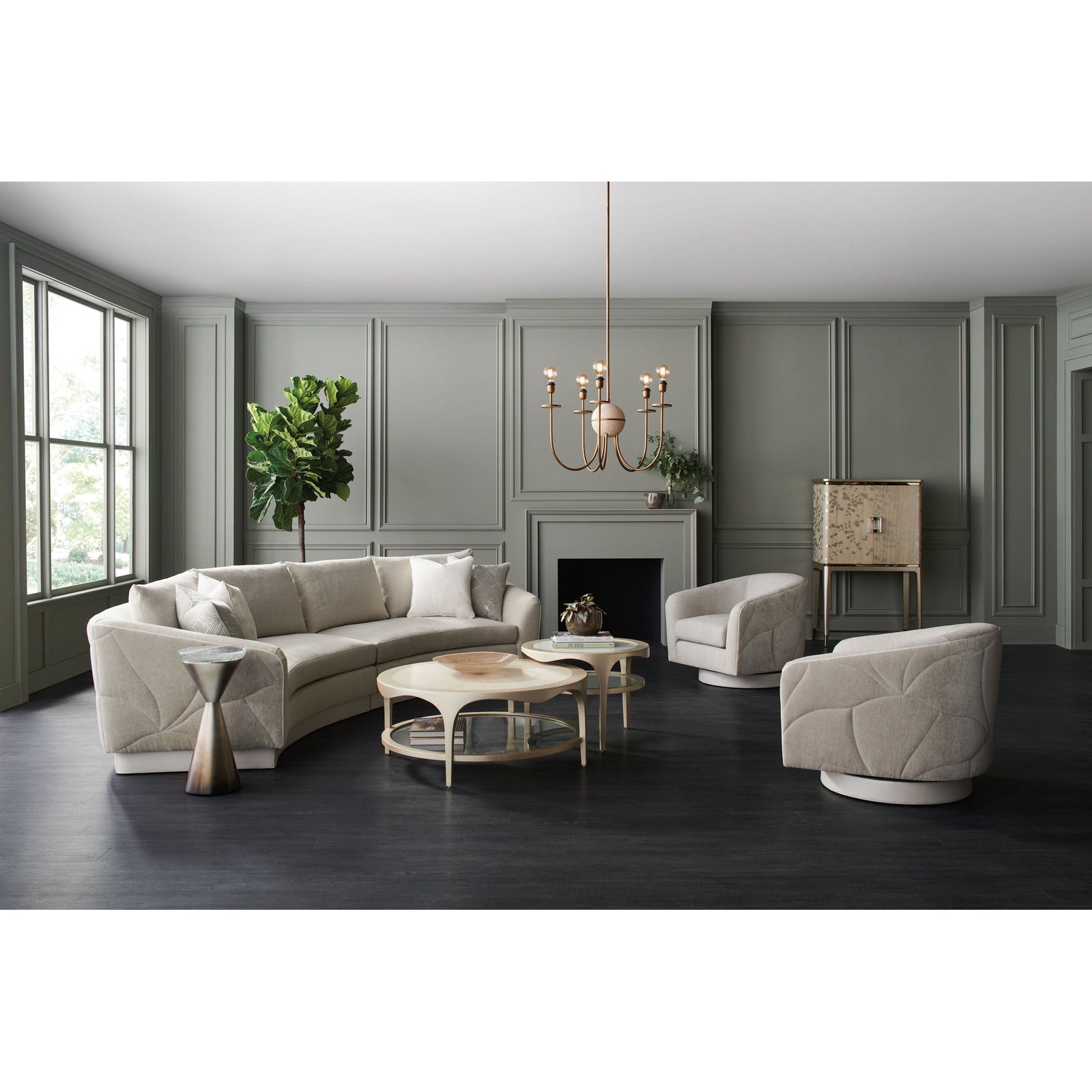 Caracole Spy Glass Side Table