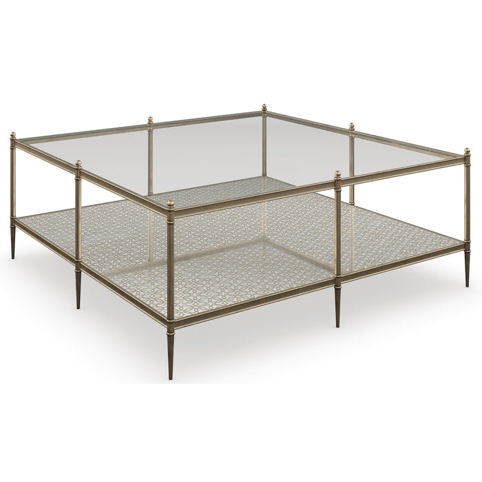 Caracole Classic Perfectly Square Cocktail Table