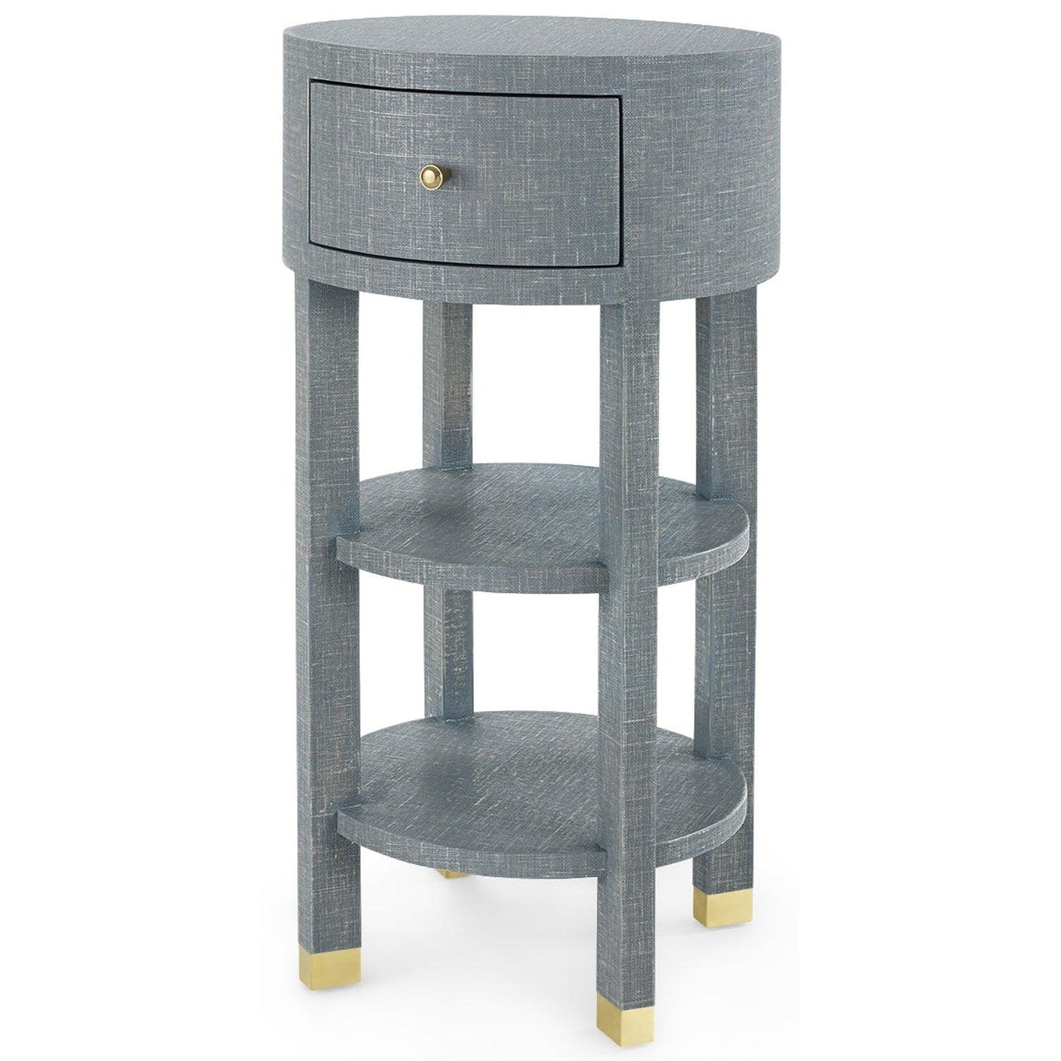 Villa & House Claudette 1-Drawer Round Side Table by Bungalow 5