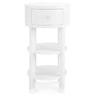 Villa & House Claudette 1-Drawer Round Side Table by Bungalow 5