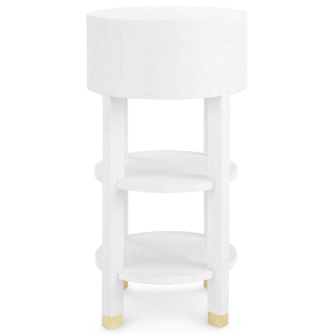 Villa & House Claudette 1-Drawer Round Side Table by Bungalow 5