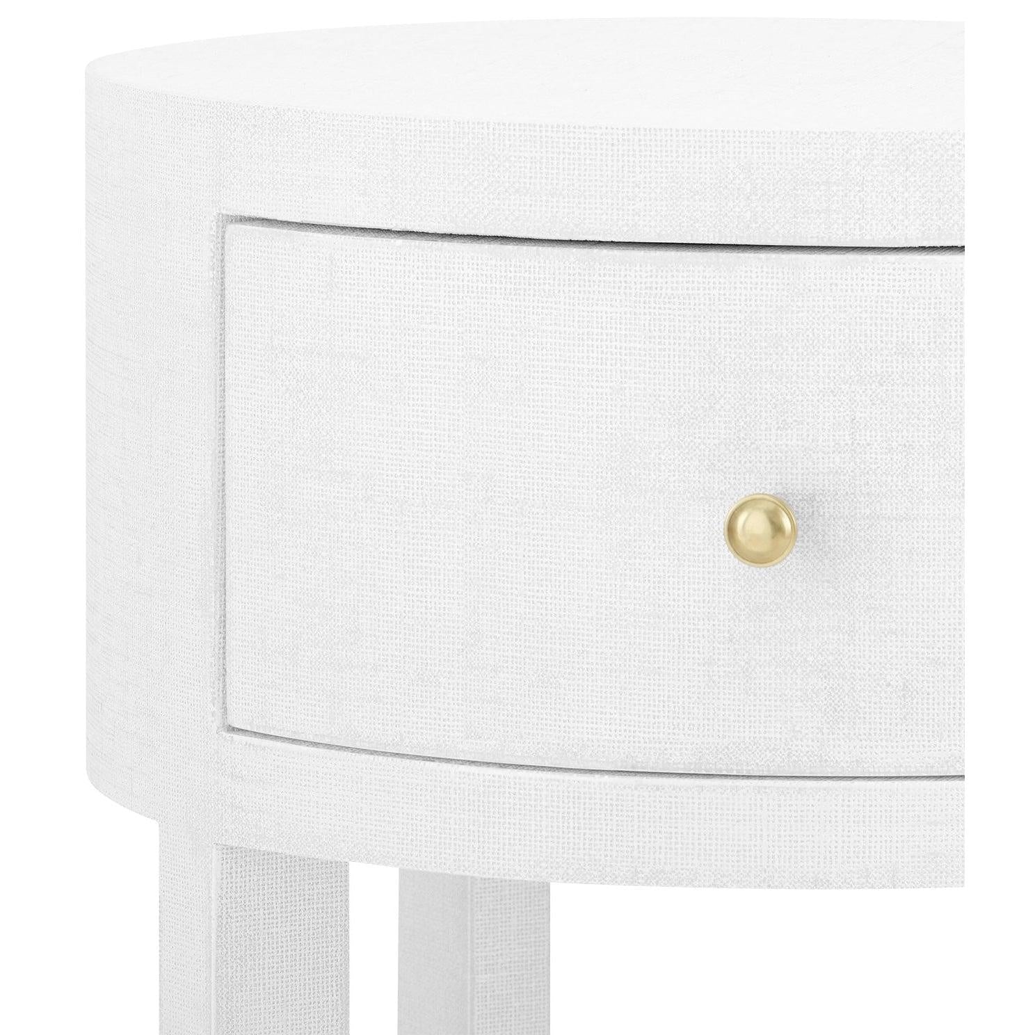 Villa & House Claudette 1-Drawer Round Side Table by Bungalow 5