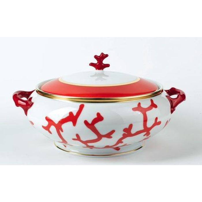 Raynaud Cristobal Rouge / Coral Soup Tureen