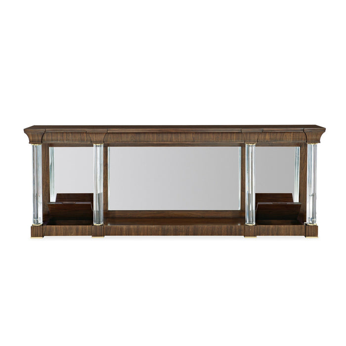 Caracole Classic A Clear Perspective Console Table DSC