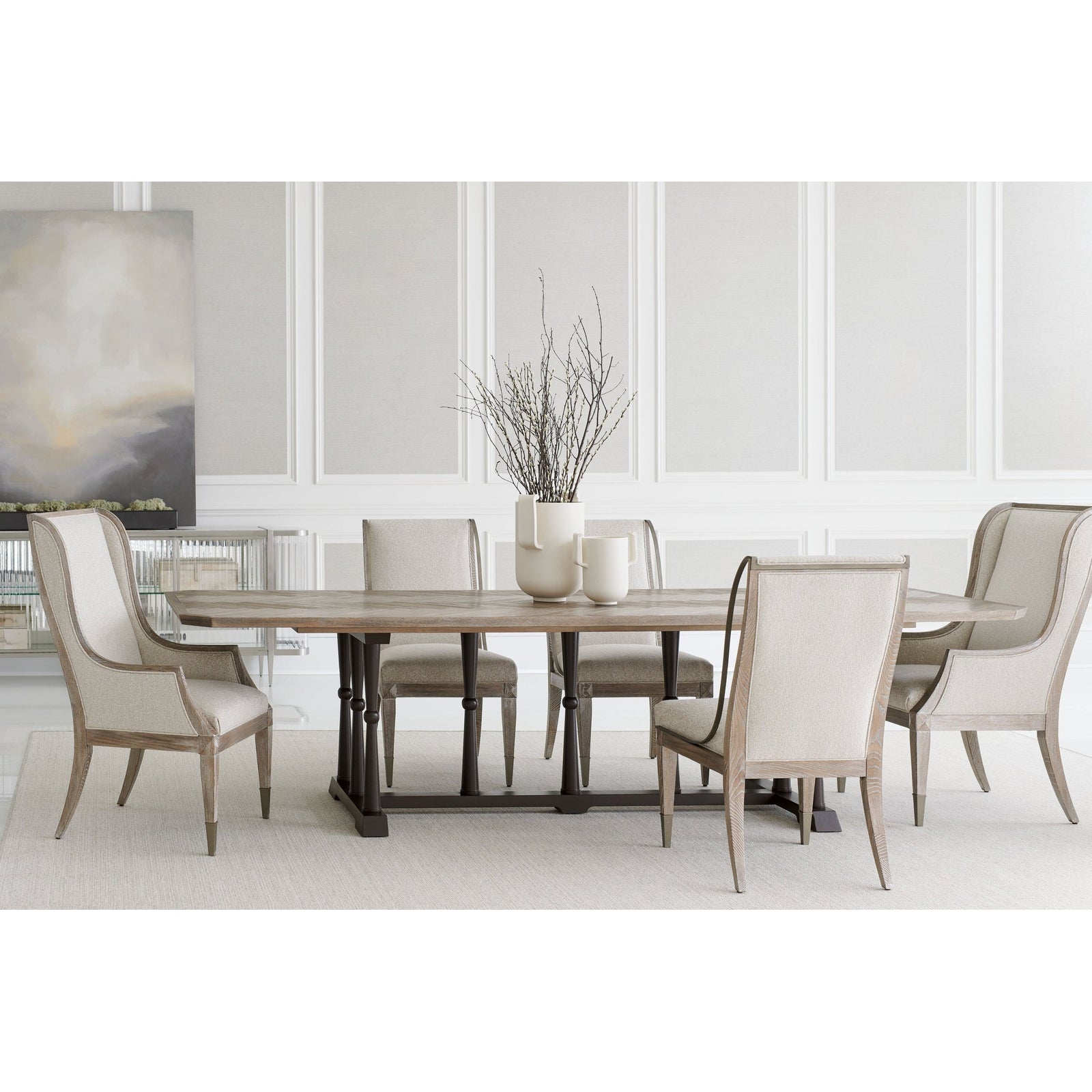 Caracole Classic Open Arms Side Chair