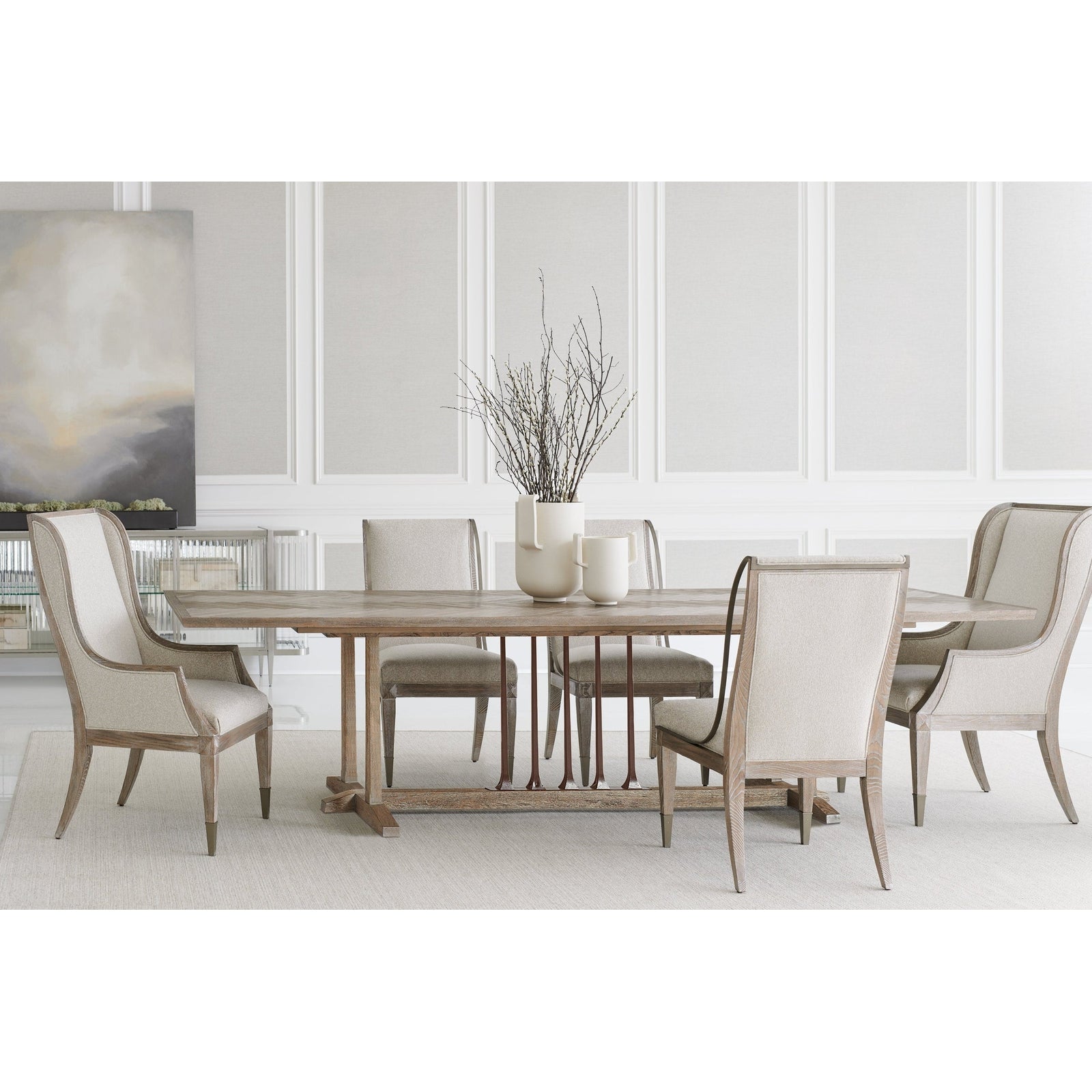 Caracole Classic Open Arms Side Chair