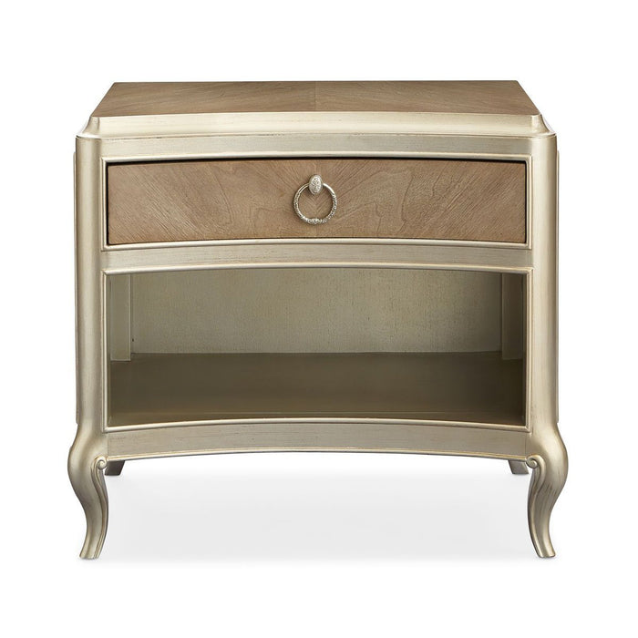 Caracole Compositions Fontainebleau One Drawer Nightstand