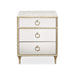 Caracole Compositions Fontainebleau Three Drawer Nightstand