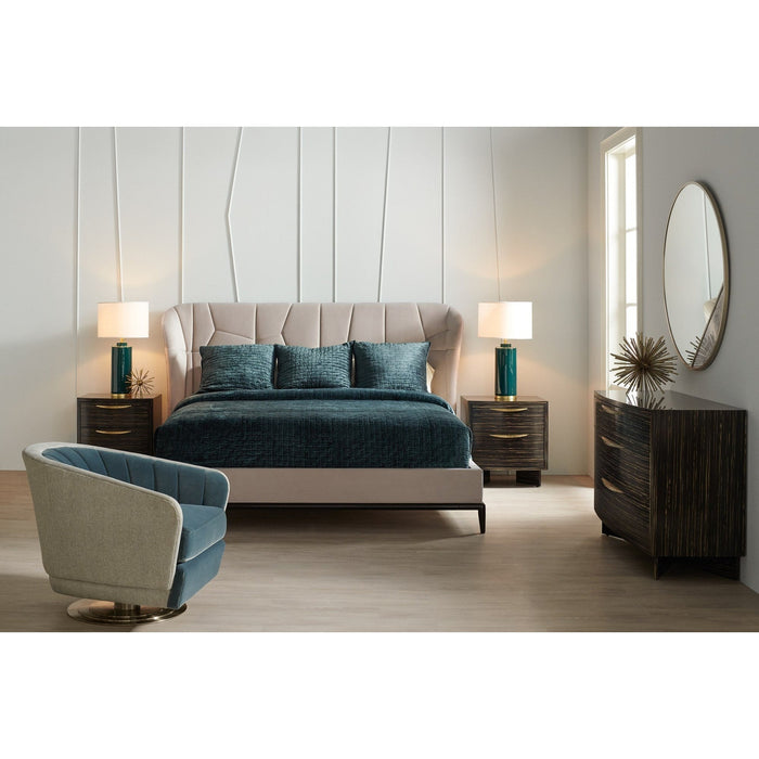 Caracole Edge Vector Upholstery Bed DSC