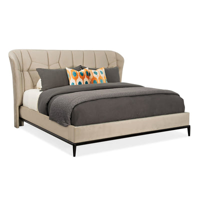 Caracole Edge Vector Upholstery Bed DSC