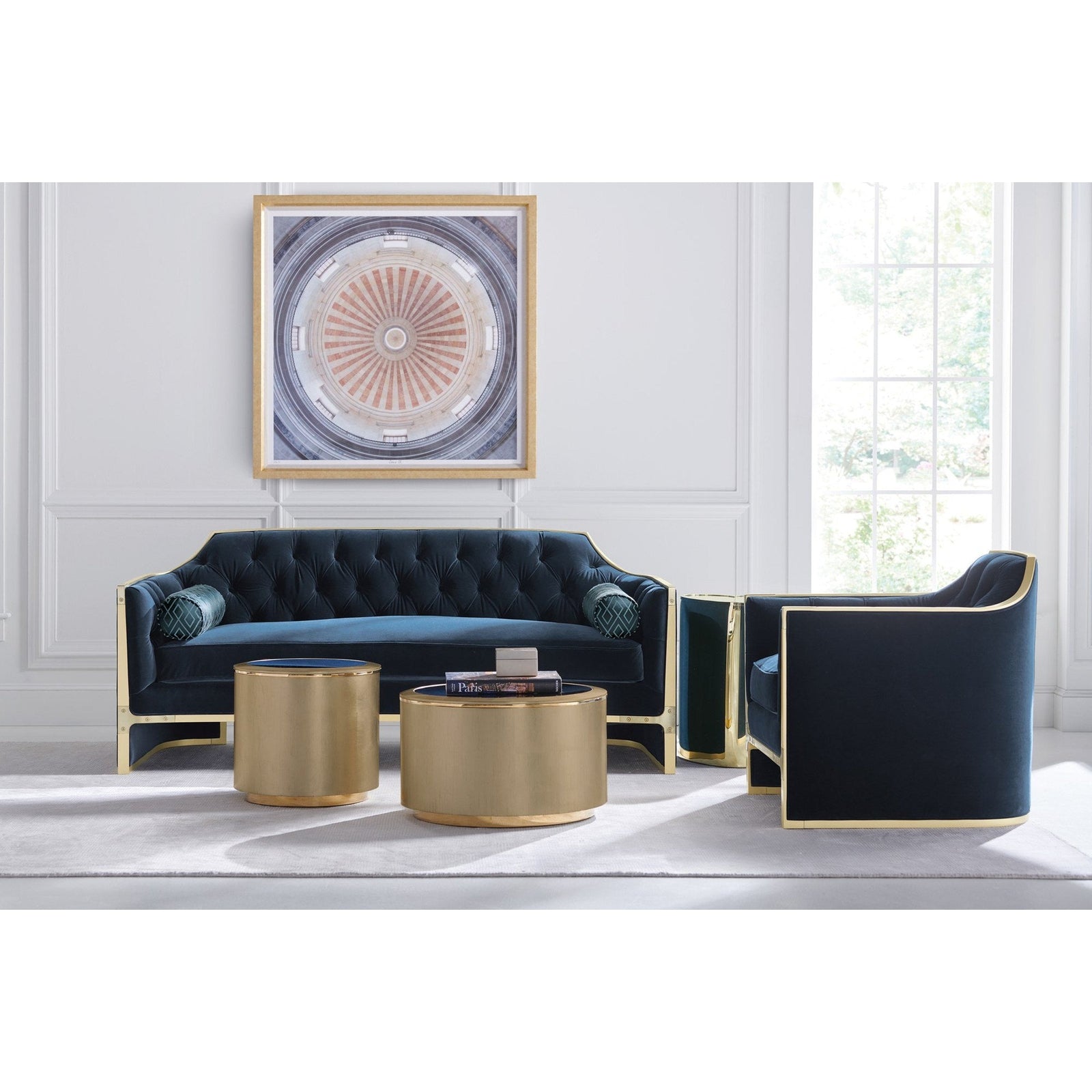 Caracole Mac Showroom Circle In Time Cocktail Table