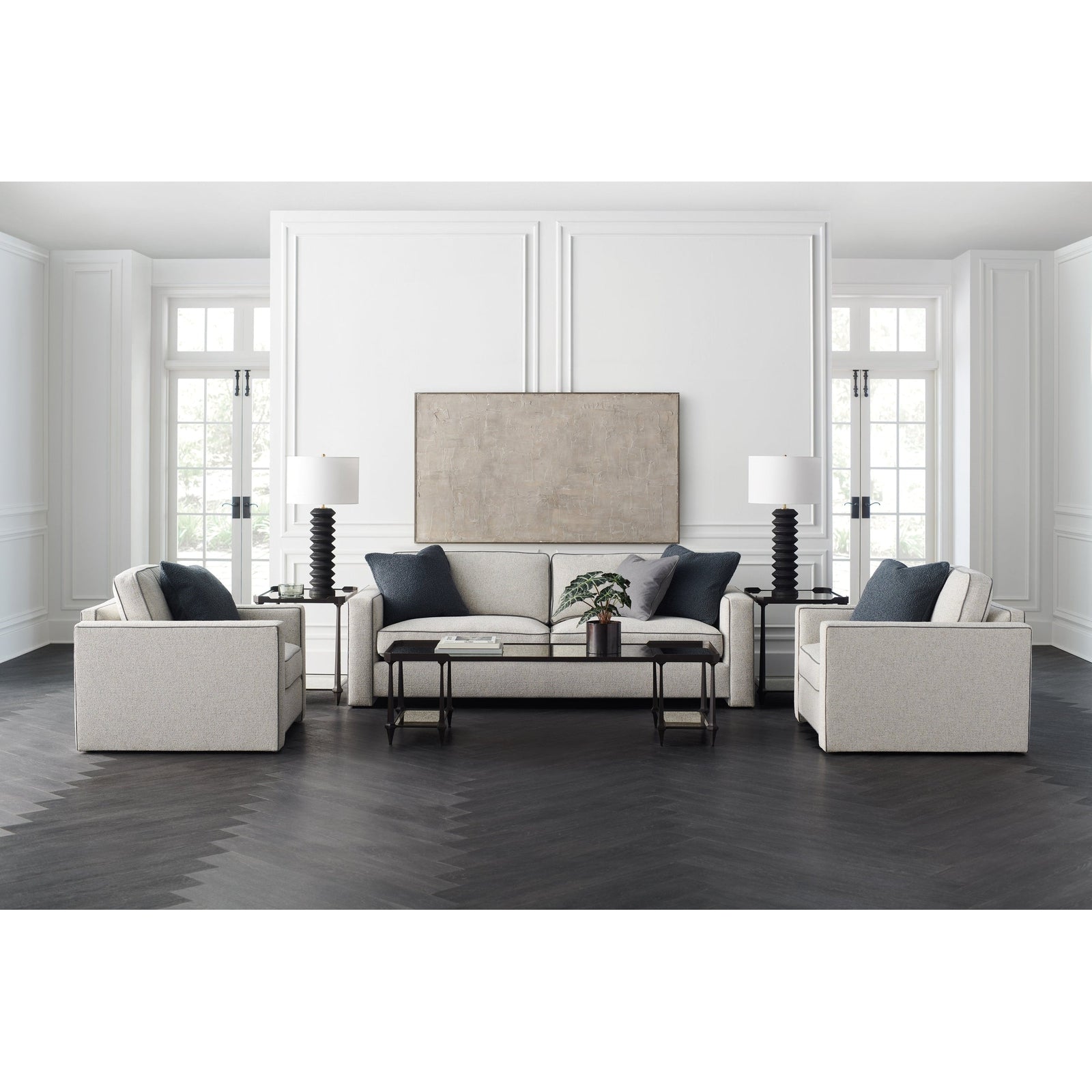 Caracole Upholstery Welt Played Accent Chair