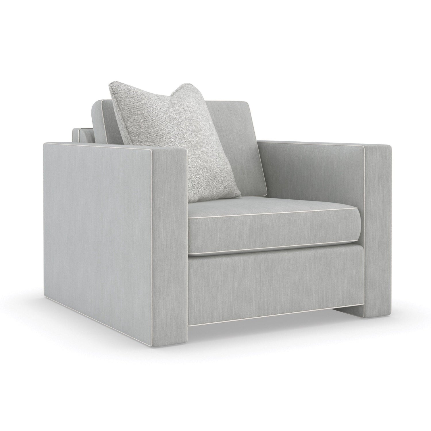 Caracole Upholstery Welt Played Accent Chair