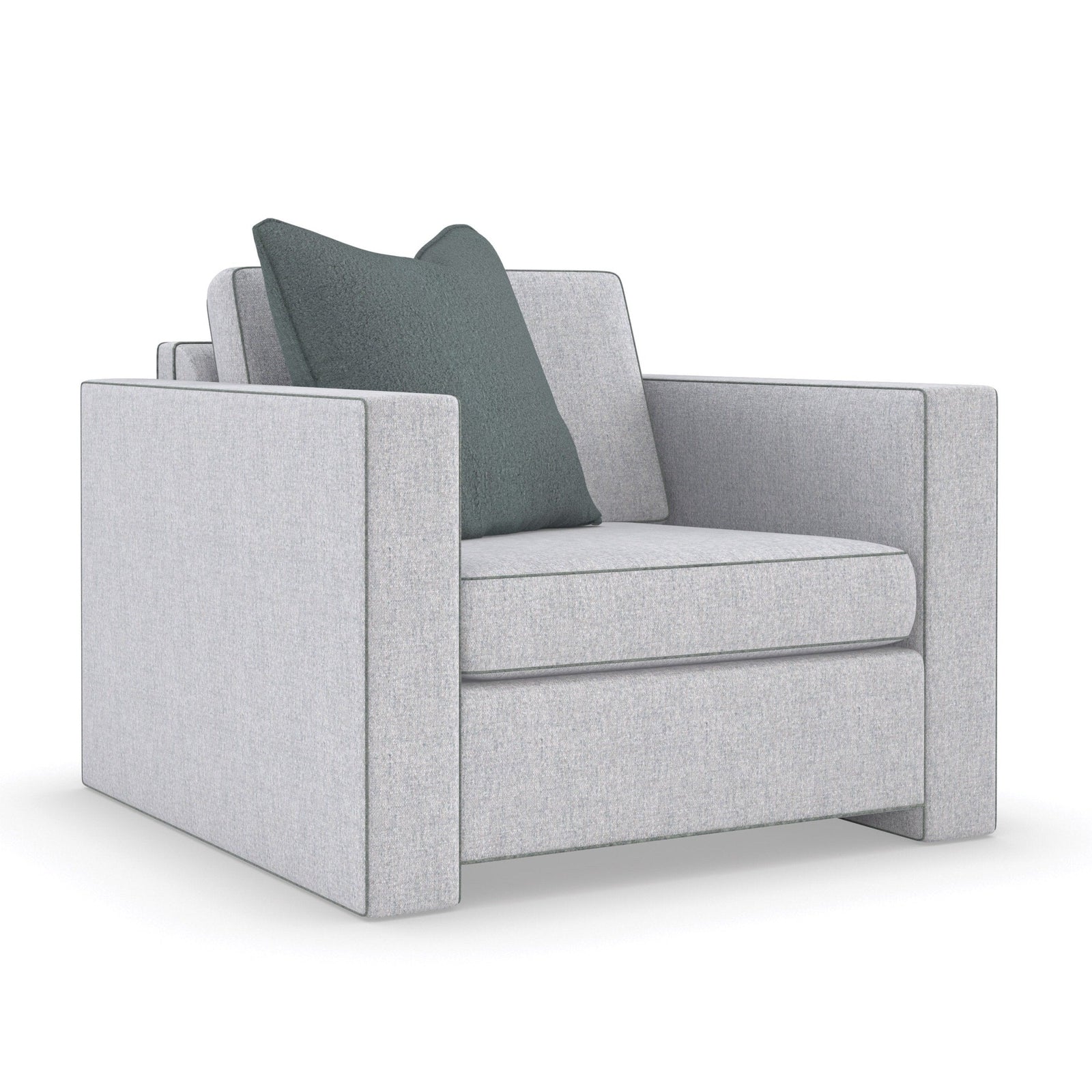 Caracole Upholstery Welt Played Accent Chair