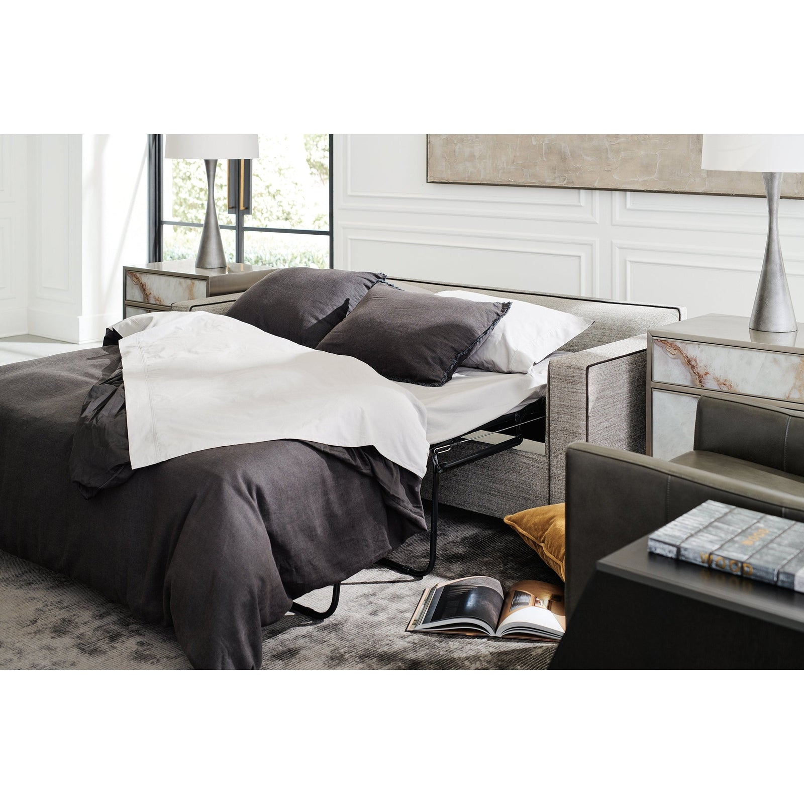 Caracole Upholstery Welt Played Loveseat