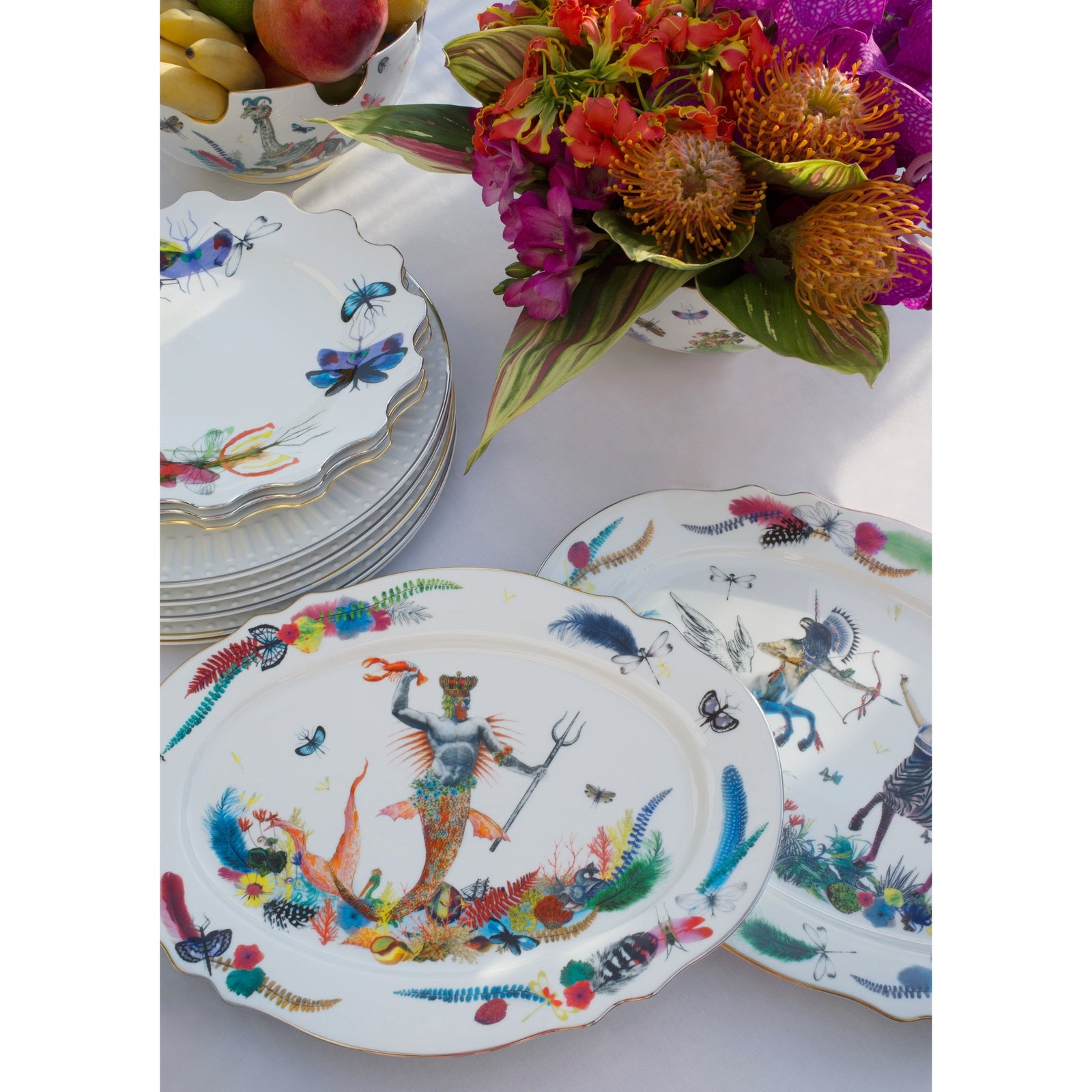Vista Alegre Christian Lacroix - Caribe Soup Plate By Christian Lacroix