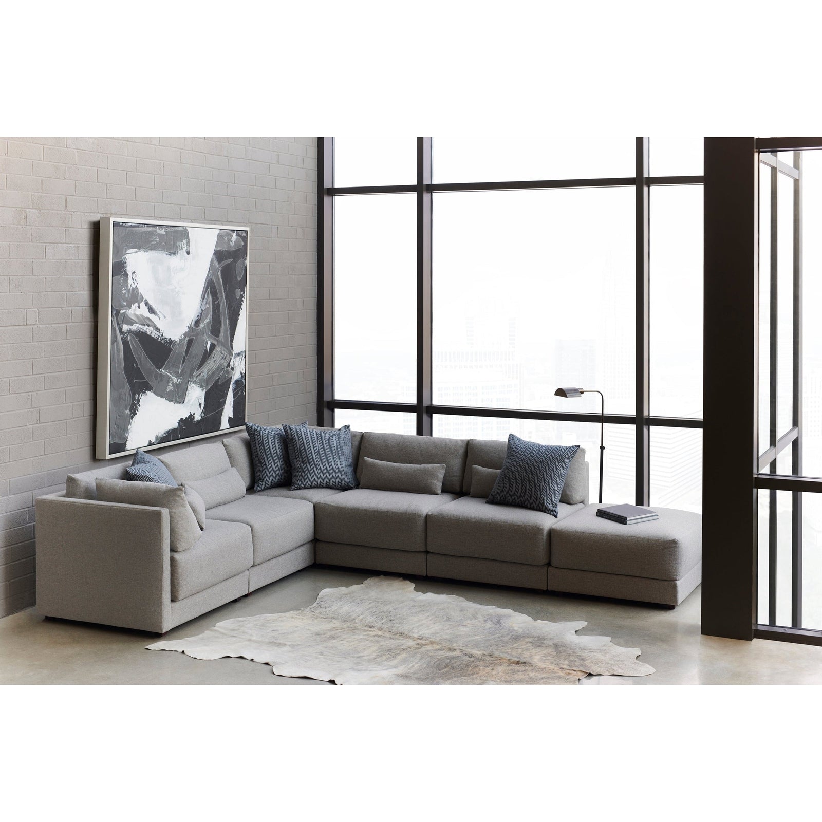 Vanguard Dove Armless Chair