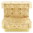 Villa & House Emil 2-Drawer Burl Wood Side Table by Bungalow 5