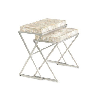 John Richard A Set Of Two Bottaro Nesting Side Tables