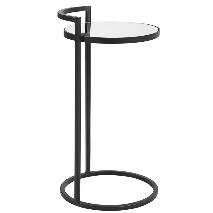 Modern Accents Iron Accent with Mirror Top Table