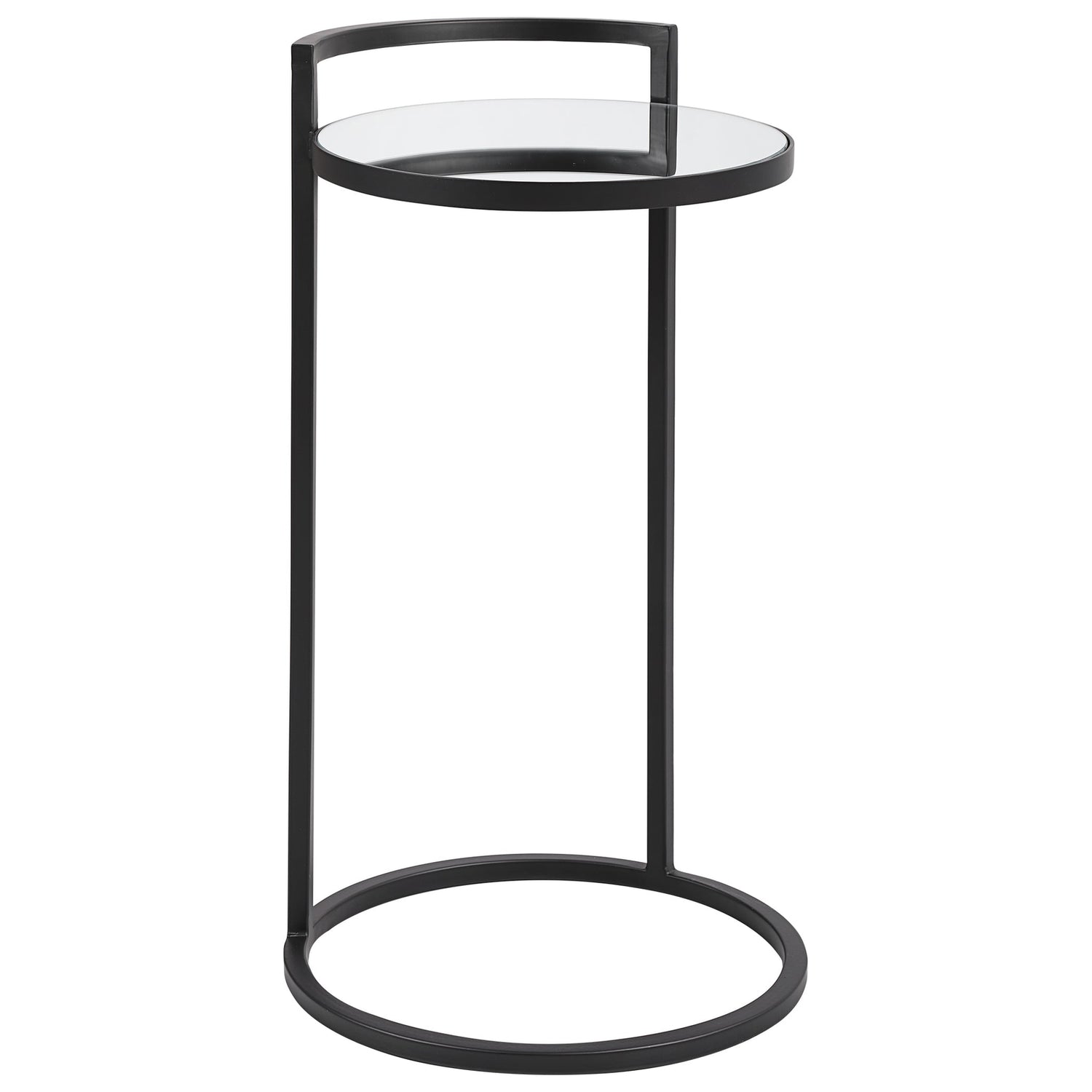 Modern Accents Iron Accent with Mirror Top Table