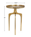 Modern Accents Curved Legs and Round Top Table