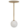 Uttermost Gimlet White Drink Table
