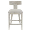 Uttermost Idris White Counter Stool