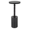 Uttermost Bead Black Marble Drink Table