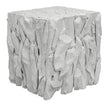 Uttermost Teak Root White Bunching Cube