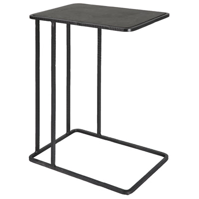 Uttermost Cavern Stone & Iron Accent Table