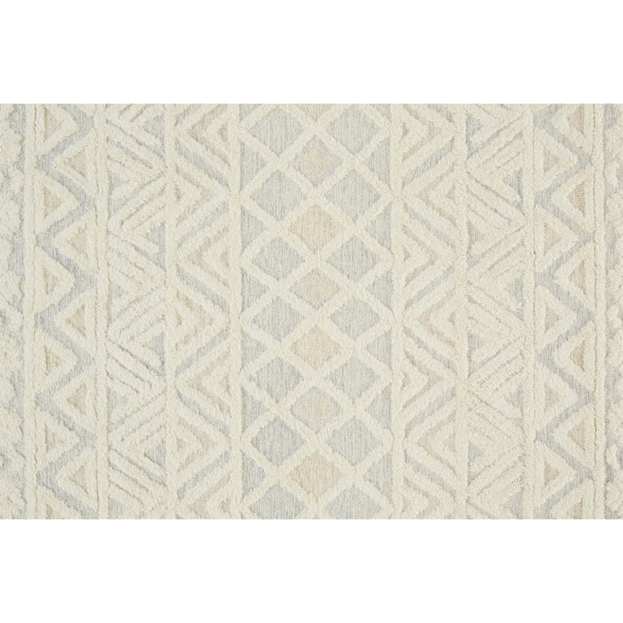Feizy Anica 8005F Rug in Ivory / Blue