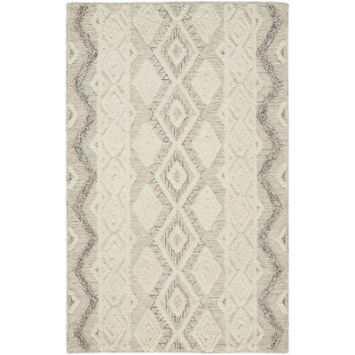 Feizy Anica 8006F Rug in Ivory / Gray