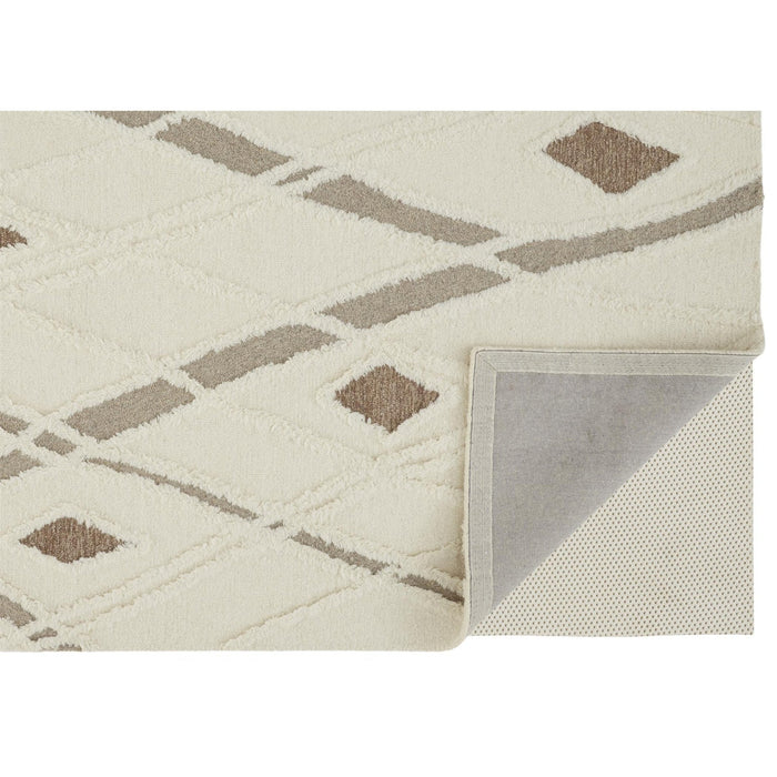 Feizy Anica 8008F Rug in Ivory / Beige