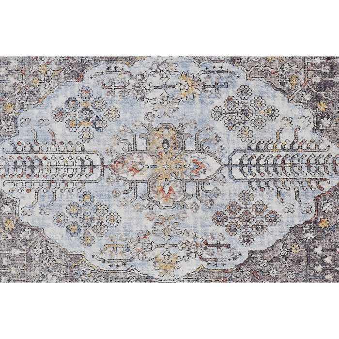 Feizy Armant 3907F Rug in Charcoal/Multi