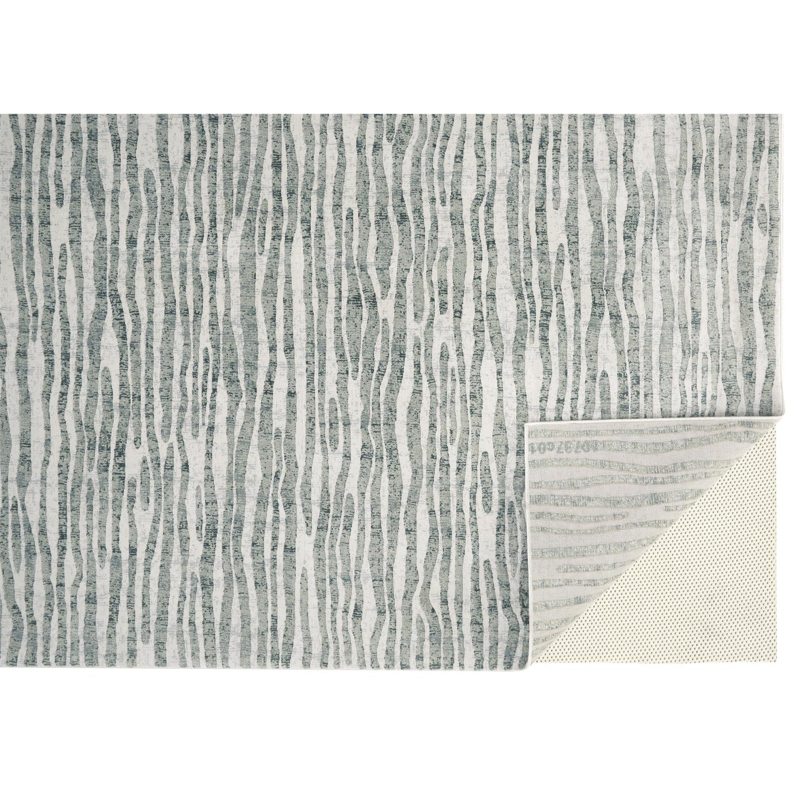 Feizy Atwell 3218F Rug in Green / Gray