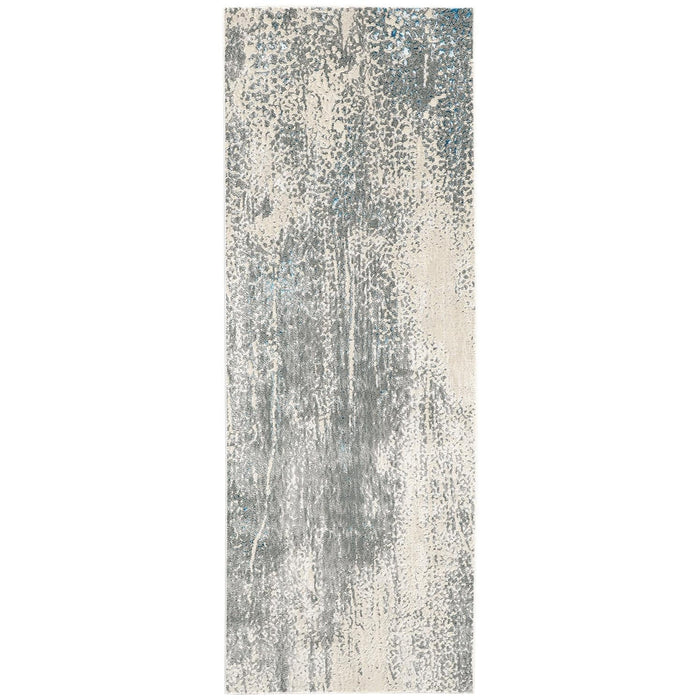 Feizy Azure 3401F Rug in Ivory / Silver