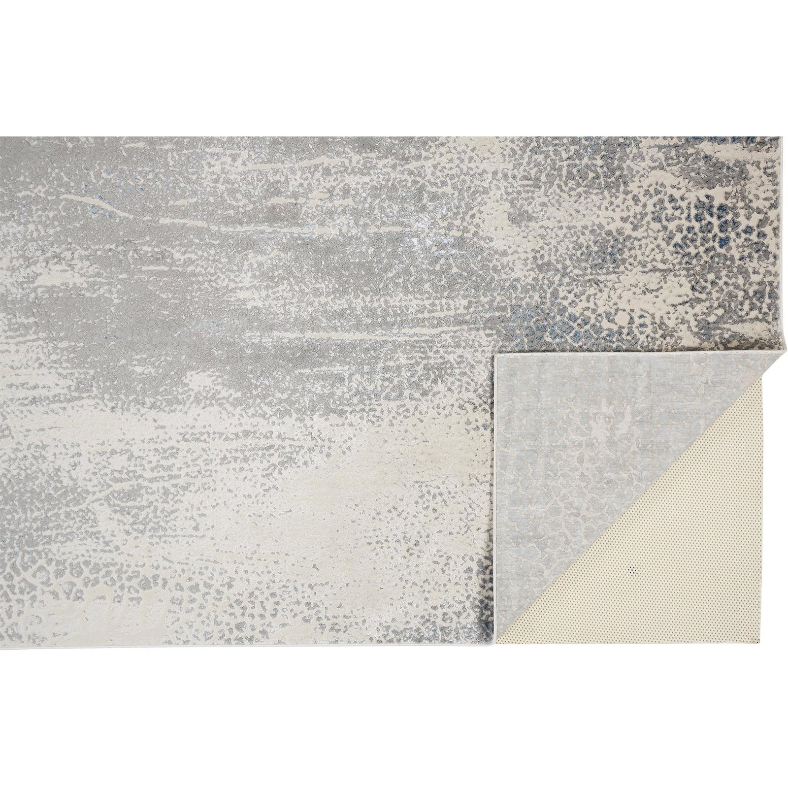 Feizy Azure 3401F Rug in Ivory / Silver