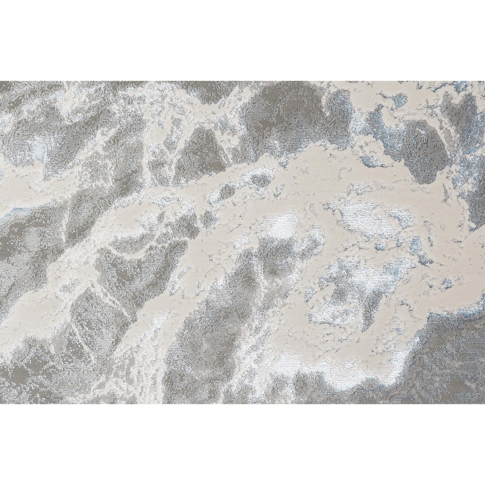 Feizy Azure 3539F Rug in Silver / Blue