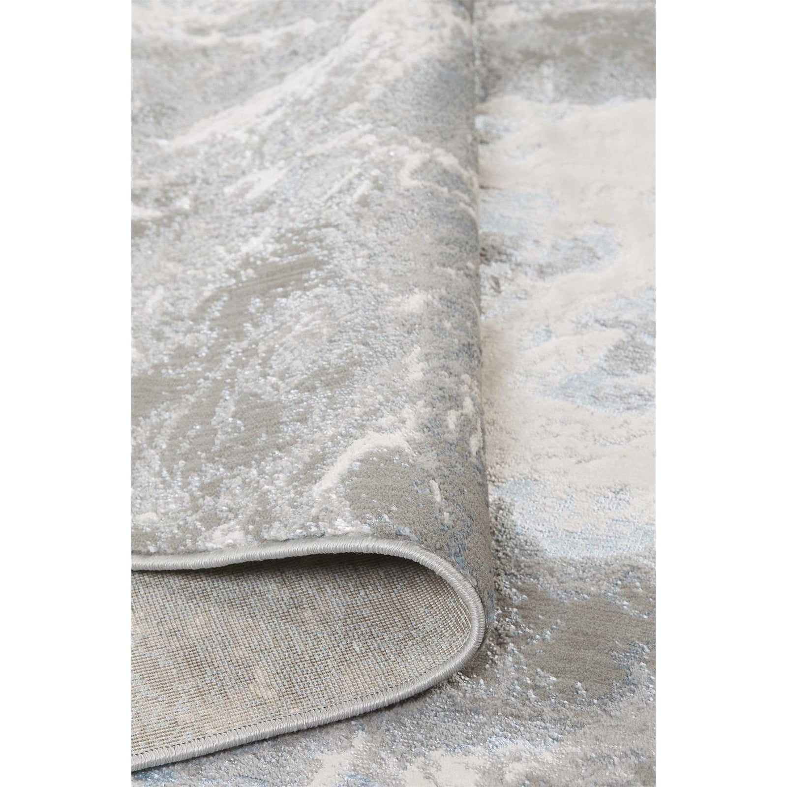 Feizy Azure 3539F Rug in Silver / Blue