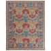 Feizy Beall 6633F Rug in Blue / Red