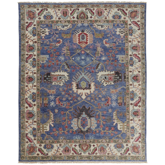 Feizy Beall 6708F Rug in Blue / Red