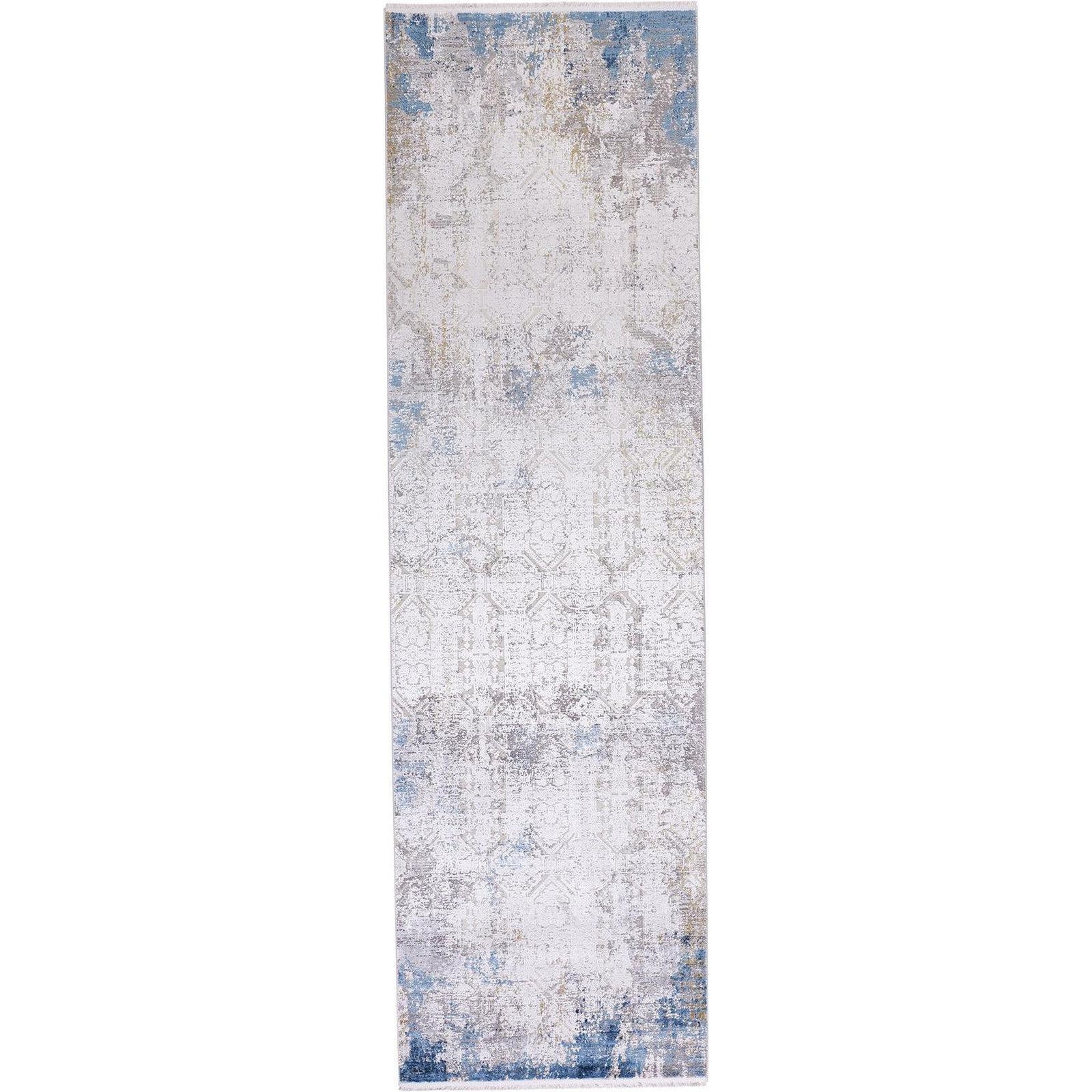 Feizy Cadiz 3889F Rug in Ivory/Blue