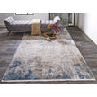 Feizy Cadiz 3889F Rug in Ivory/Blue