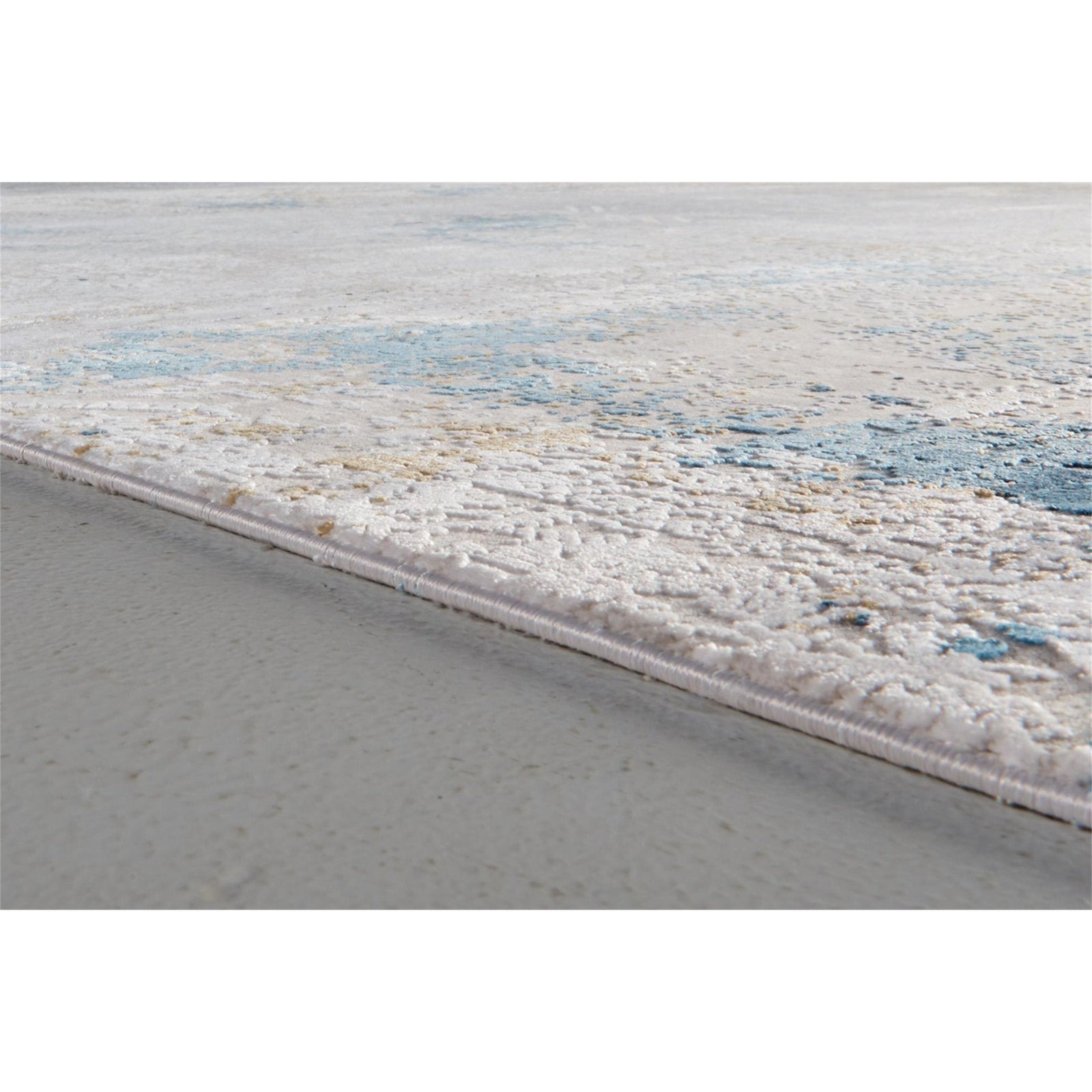 Feizy Cadiz 3889F Rug in Ivory/Blue