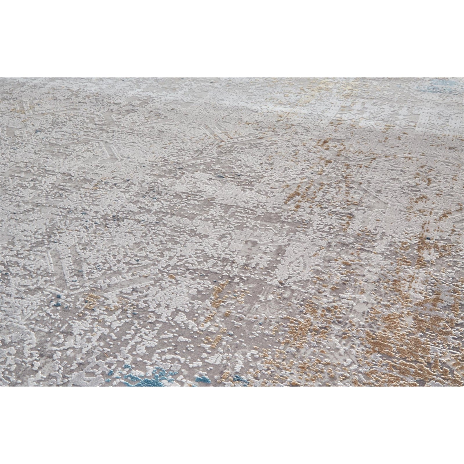 Feizy Cadiz 3889F Rug in Ivory/Blue