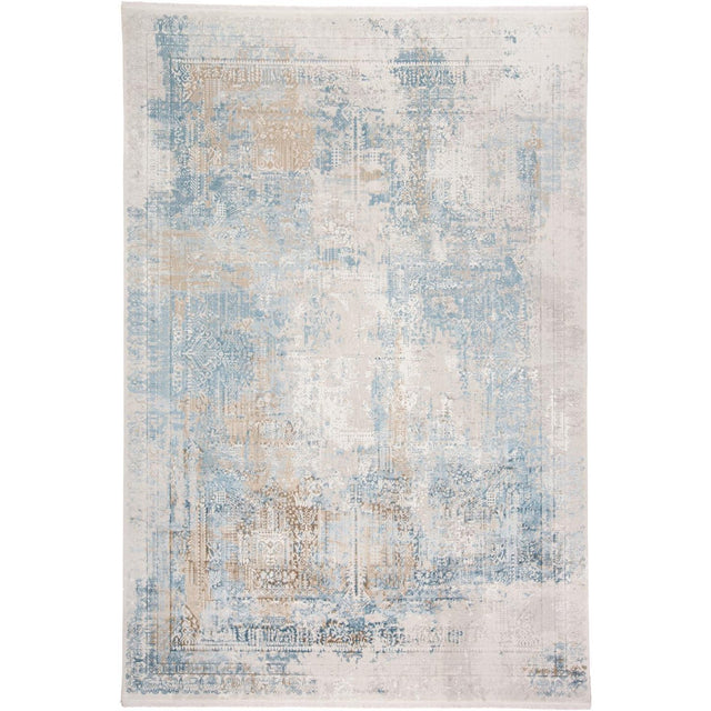 Feizy Cadiz 3890F Rug in Blue/Gray
