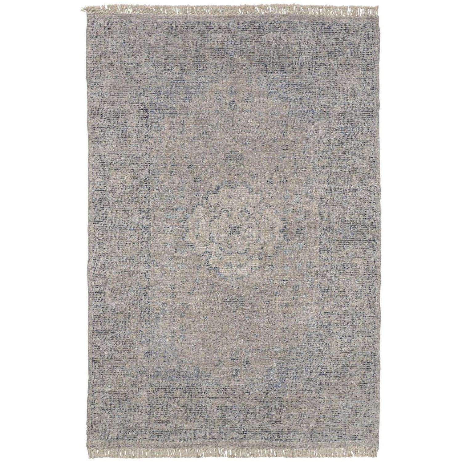 Feizy Caldwell 8108F Rug in Gray / Blue